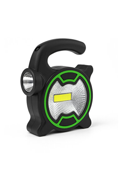 OEM Lanternă Portabilă COB + LED cu Mâner Ergonomic, 2 Moduri de Iluminare, p...