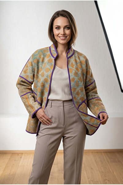 OEM Hand Cotton cotton kantha jacket One Size