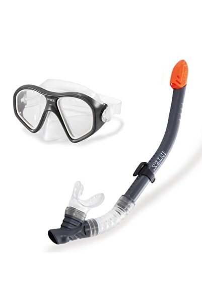 Intex Anthracite Swim Mask & Snorkel Set -