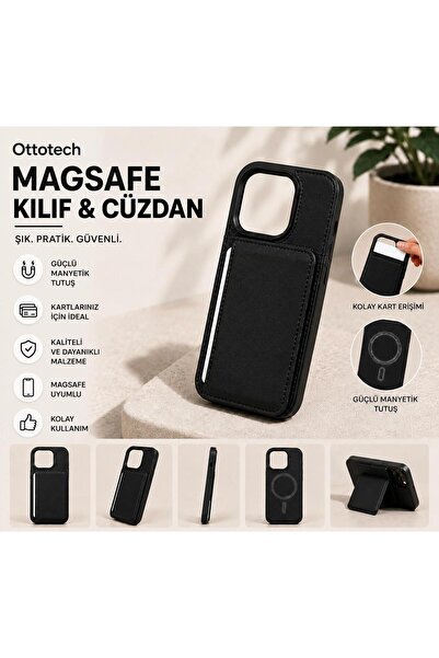 OTTO TECH MAGSAFE KILIFLI CÜZDAN İPHONE 15
