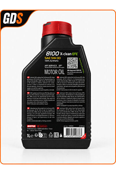 🛠️ Motul 8100 X Clean+ 5W30 ile Motorunuzu Koruyun!