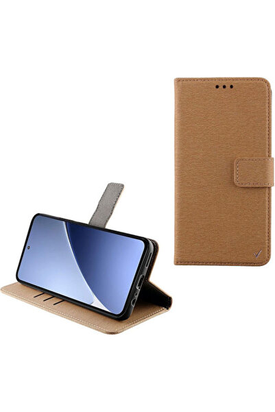 Other Volte-Tel Book Θήκη Συνθετικό Δέρμα / Σιλικόνη Χρυσό (Xiaomi 15 Pro)