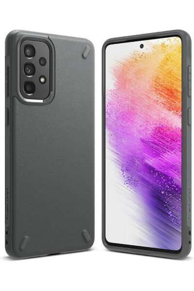 Ringke Onyx Πίσω Κάλυμμα Σιλικόνης Γκρι (Galaxy A73)