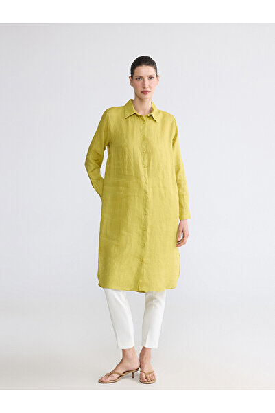 LC Waikiki Oversize 100% Linen Women's Shirt Tunic
