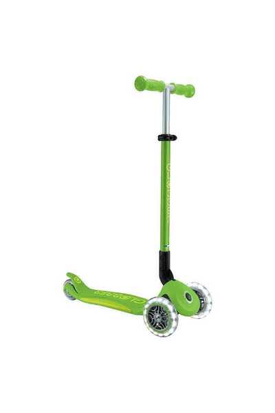 Globber Elite Deluxe Işıklı Scooter - Elma Yeşili 439-606
