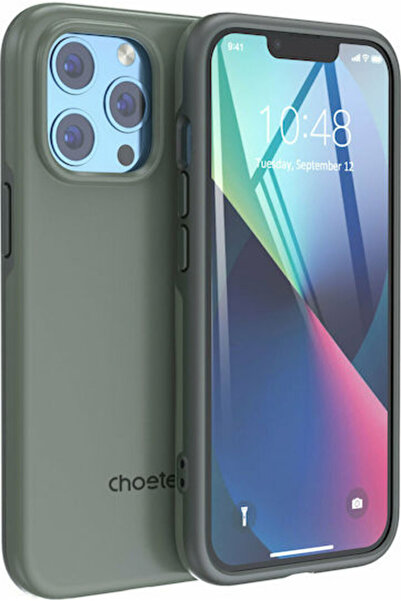 CHOETECH MFM Αντικραδασμική Πλαστική Πράσινη Πίσω Θήκη (iPhone 13 Pro Max) Κω...