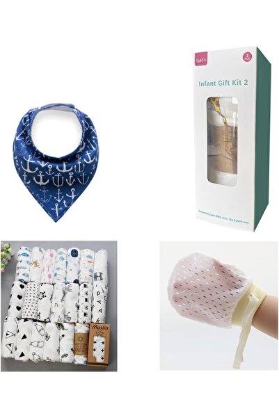 Sybil's 3 in 1 Infant Gift Set | 1 x Swaddle Blanket Wrap for Boys and Girls ...
