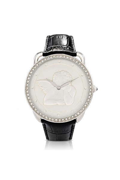 Watch Ceas barbatesc elegant cu inger reliefat, cristale decorative si curea ...
