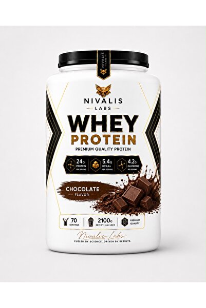 NIVALIS LABS Whey Protein Çikolata Aromalı 2100g 70 Servis