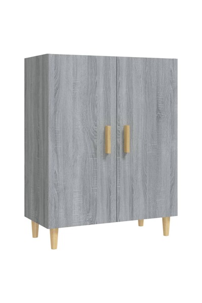 vidaxl Servantă, gri sonoma, 70x34x90 cm, lemn prelucrat