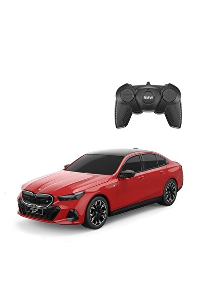 Rastar Masina cu telecomanda BMW I5, rosie, scara 1:24, dimensiuni 38.5x10x12cm