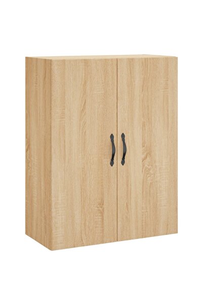 vidaxl Dulap TV pe perete stejar sonoma, 69,5x34x90 cm, lemn prelucrat