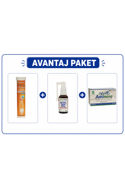 Avantaj Paket Aminera+C Vitamini+ B12 Sprey