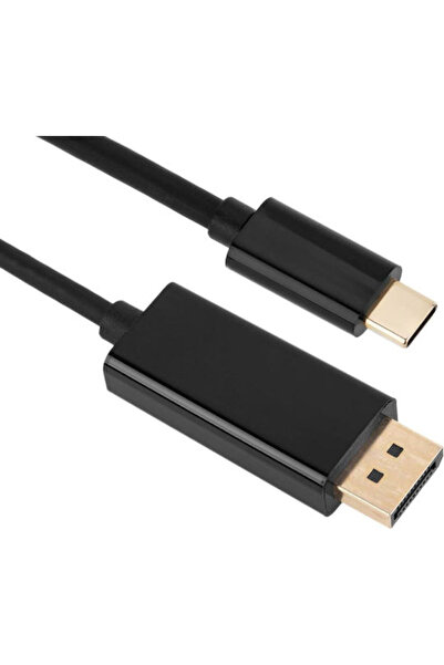 POWERTECH Καλώδιο USB 2.0 USB-C Αρσενικό - DisplayPort Μαύρο 2μ PTH-071