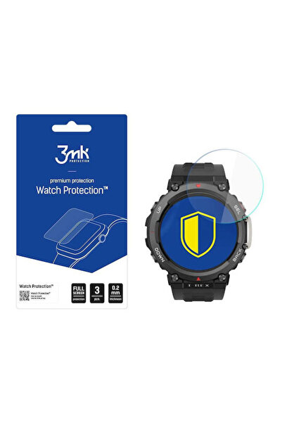 3MK Εύκαμπτο Σκληρυμένο Γυαλί για το Amazfit T-Rex 2, 3 τεμάχια