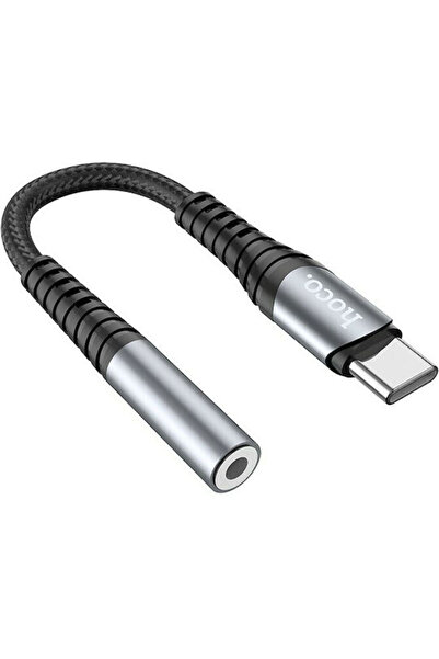 hoco. Hoco LS33 Μετατροπέας USB-C αρσενικό σε 3.5mm θηλυκό Γκρι 1 τεμάχιο