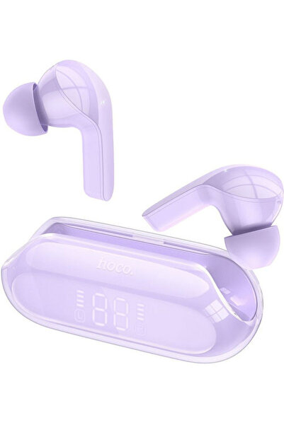 hoco. Hoco EW39 Ενδοωτικά Ακουστικά Bluetooth Handsfree με Θήκη Φόρτισης Μωβ