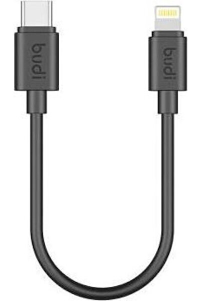 Budi Καλώδιο USB-C σε Lightning 35W Μαύρο 0.25μ (023TT025)