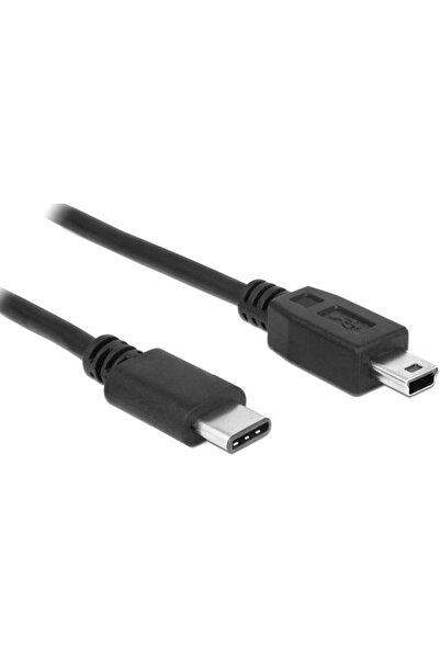 POWERTECH Καλώδιο USB 2.0 USB-C αρσενικό - mini USB-B Μαύρο 1,5μ (CAB-UC079)