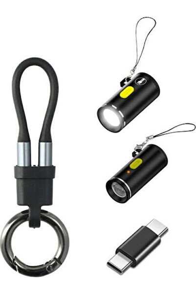 4smarts Μπρελόκ Καλώδιο USB 2.0 USB-C Αρσενικό - USB-C 100W Power Delivery Μαύρο
