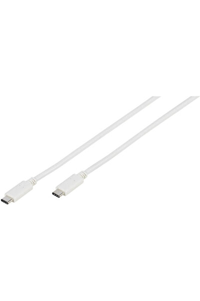 Vivanco Καλώδιο USB 3.1 USB-C Αρσενικό σε USB-C Λευκό 2μ