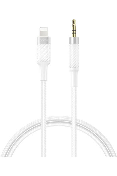 Xo Καλώδιο 3.5mm σε Lightning Λευκό 1μ (16.005.0365)
