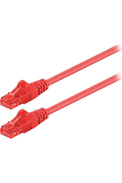 goobay Καλώδιο Ethernet U/UTP Cat.6 (Gigabit) 0,25μ Κόκκινο Κωδικός: 95254