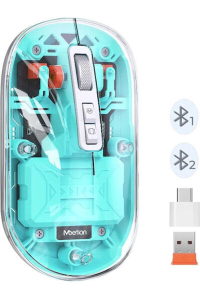 MeeTion MT-BTM005 Ασύρματο ποντίκι Bluetooth Πράσινο