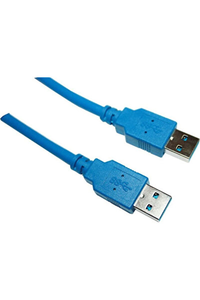VCOM Καλώδιο USB 3.0 1,8μ Τύπου Α Αρσενικό σε Μπλε