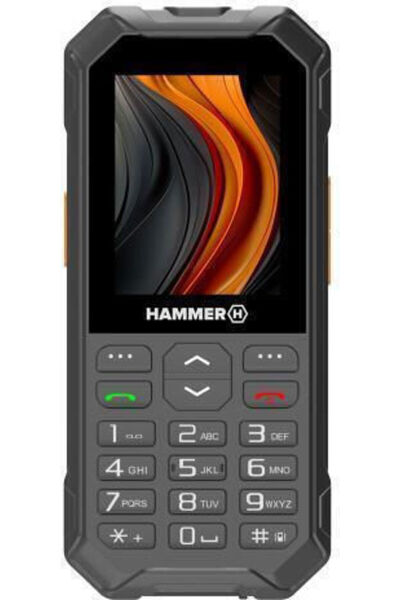 Hammer 6 LTE Διπλής SIM Ανθεκτικό Κινητό με Κουμπιά Μαύρο