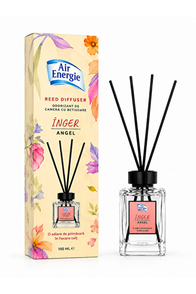 ENERGIE Air Reed Diffuser Înger Angel 100 ML – Odorizant de cameră cu bețișoa...