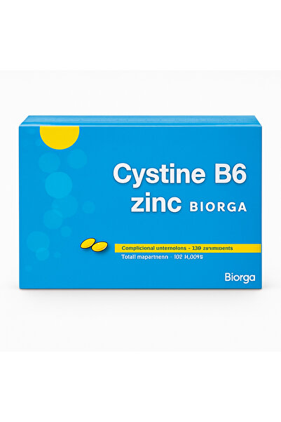 CYSTINE Systine B6 and Zinc 120 Tablets from Purega |   B6 & Zinc 120 Tablets...