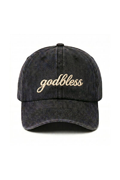 Tresore ''Godbless'' Embroidered Washed Hat /''God Bless'' Embroidered Washed...
