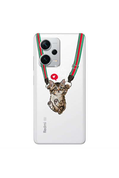 Other Xiaomi Redmi Note 12 5G Swinging cat Transparent Silicone TPU Θήκη
