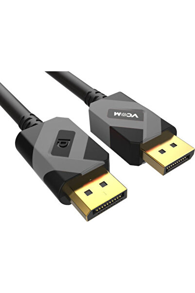 VCOM Καλώδιο DisplayPort αρσενικό - DisplayPort αρσενικό 1,5μ Μαύρο