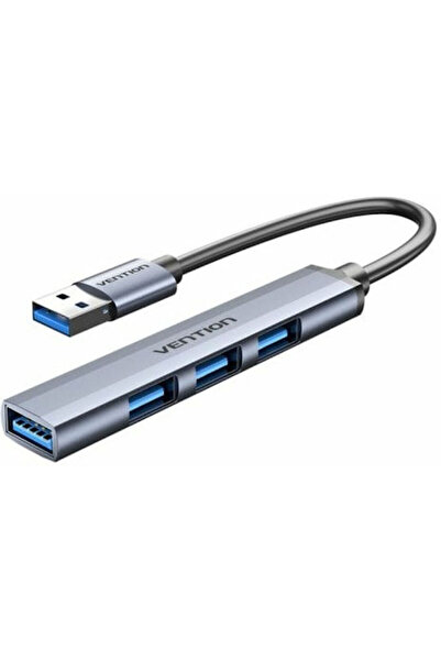 Vention Διανομέας USB 3.0 4 θυρών με σύνδεση USB-A Γκρι Κωδικός: CKOHB