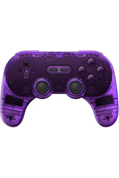 8Bitdo Pro 2 Ασύρματο Χειριστήριο για Android / PC / Switch Διαφανές Μωβ