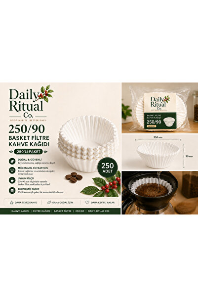 Co. 250/90 Basket Filtre Kahve Kağıdı 250'li