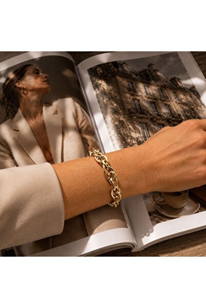 Nare Bijuteri Victoria Gold Chain Bileklik