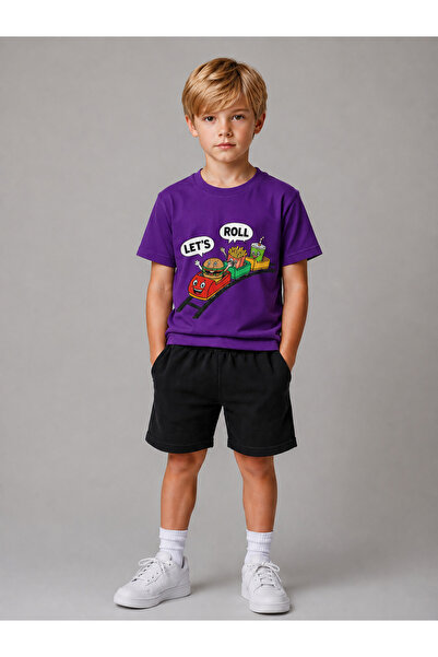 VODEXA Girls and Boys T-Shirt Shorts Set 100% Cotton Summer Comfortable Fit L...