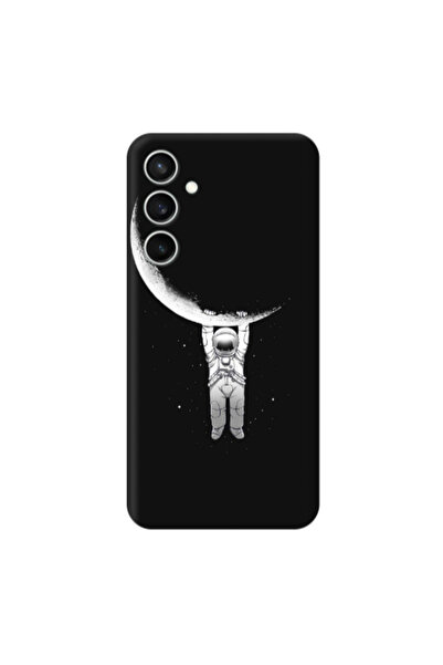 Other Samsung S24 Swinging on the moon Transparent Silicone TPU Θήκη