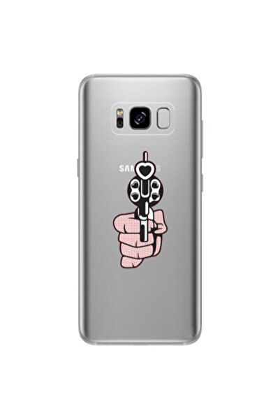 Other Samsung S8 Plus Heart gun Transparent Silicone TPU Θήκη