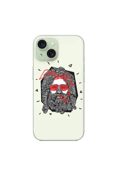 Other Apple iPhone 15 Plus Cool glasses Transparent Silicone TPU Θήκη