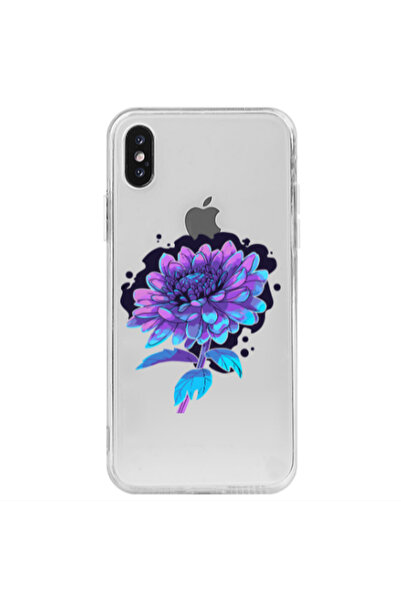 Other Apple iPhone Xs Max Witch flower Transparent Silicone TPU Θήκη