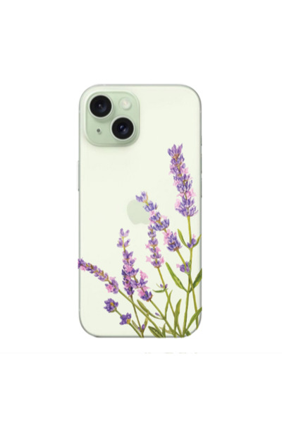 Other Apple iPhone 15 Plus Flowers 8 Transparent Silicone TPU Θήκη