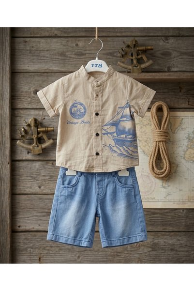 EUROPA HOME Boy's T-Shirt Shorts Set