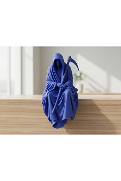 OEM 3D Printed Grim Reaper Decorative Figurine for Shelf or Desk 10cm