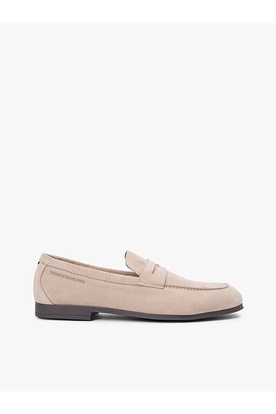 Tommy Hilfiger erkek flexible slim süet loafer