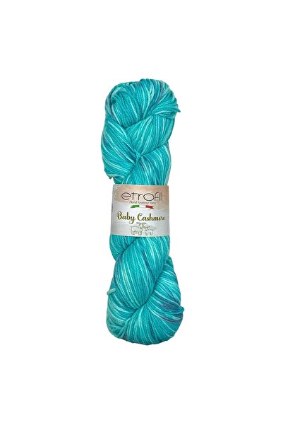 Etrofil Baby Cashmere Knitting Yarn Ocean 10% Cashmere 90% Polyamide 100g 225...