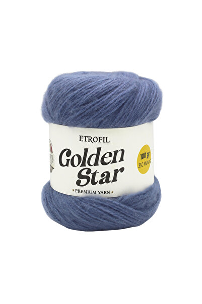 Etrofil Golden Star pređa za pletenje tamni petrol 75% premium akril 25% orga...